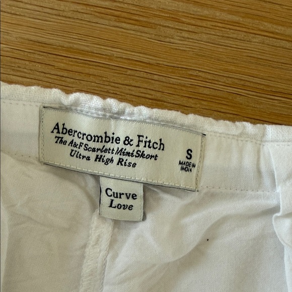 Abercrombie curve love White Linen Skort - Picture 2 of 4